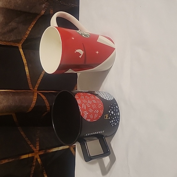 Starbucks Other - Starbucks Christmas mugs 2012 & 2016 as a set of 2. Holiday cheer coffee style
